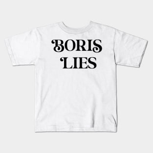 Boris Johnson Lies Kids T-Shirt